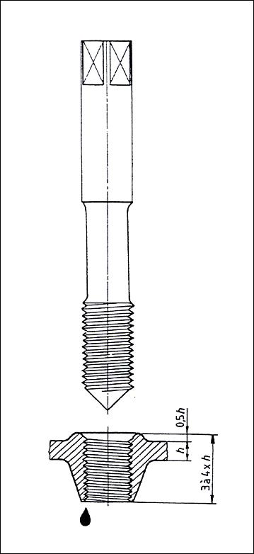 Fdrill热熔钻专用挤压丝锥